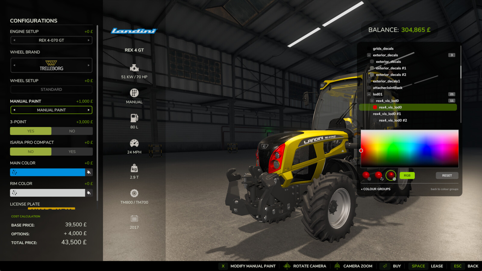 Manual Paint - Per-Material Vehicle Colours
