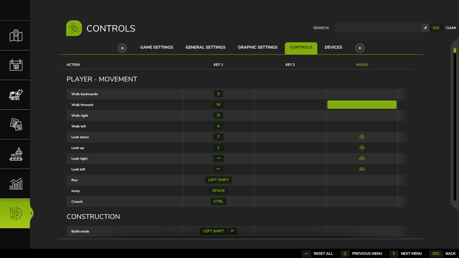 Settings Search