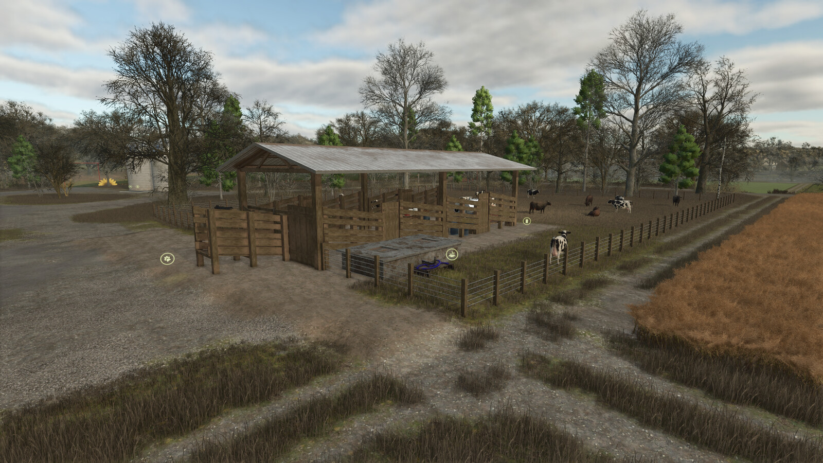 Brazilian Cow Pen With Loader