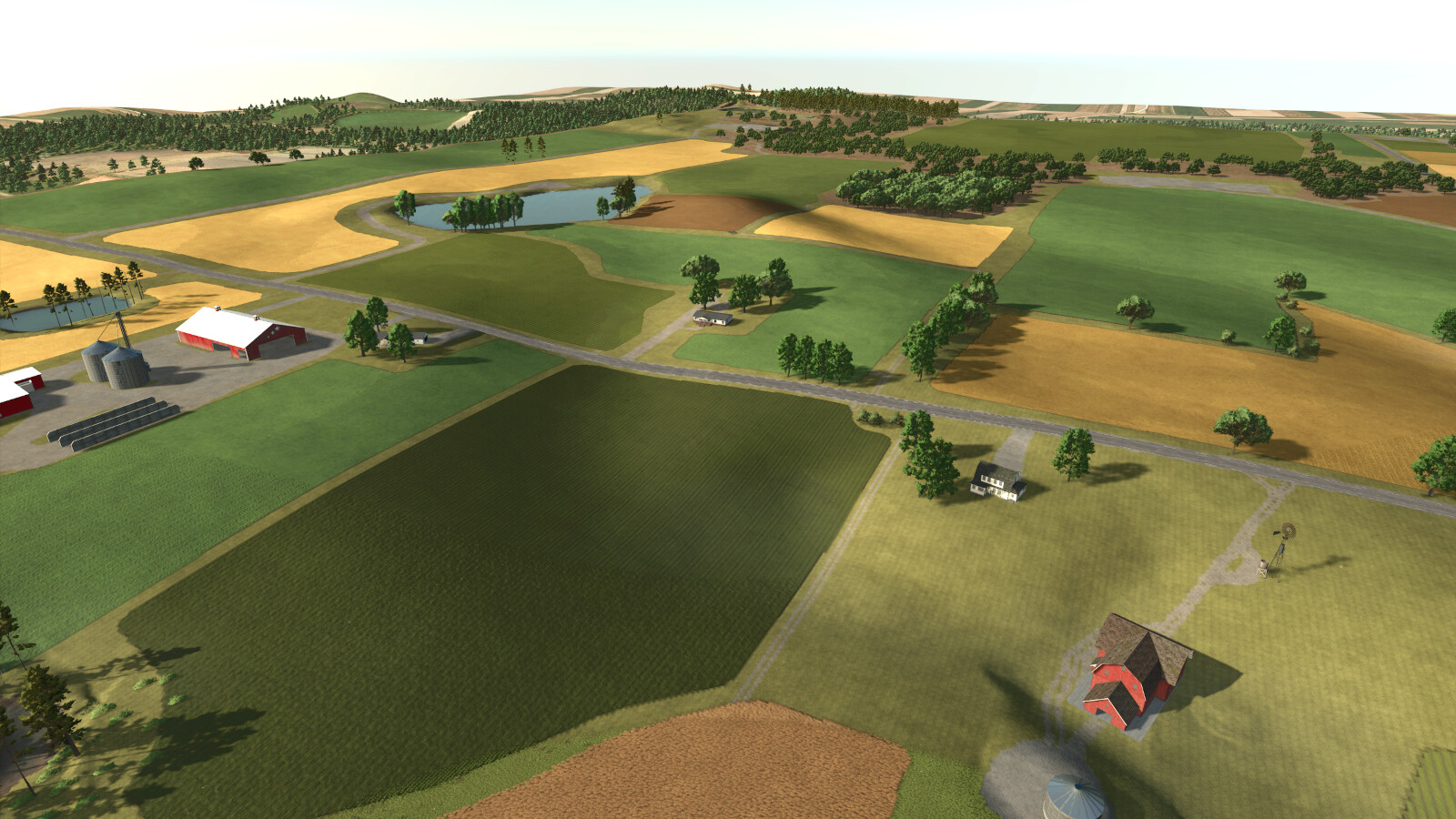 The Rolling Farmlands Of Michigan
