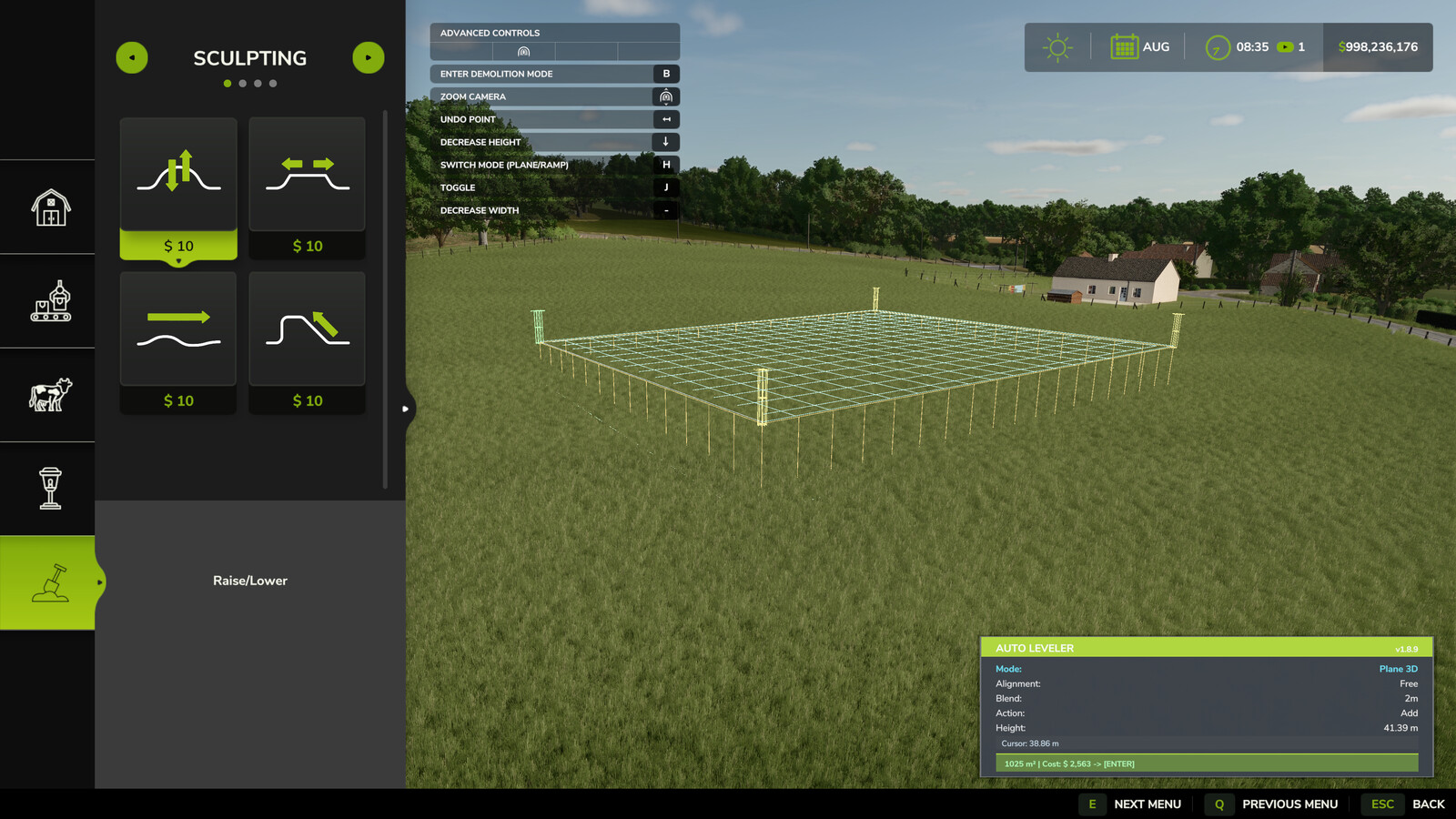 Auto Leveler - Landscaping Terraformer & Slopes