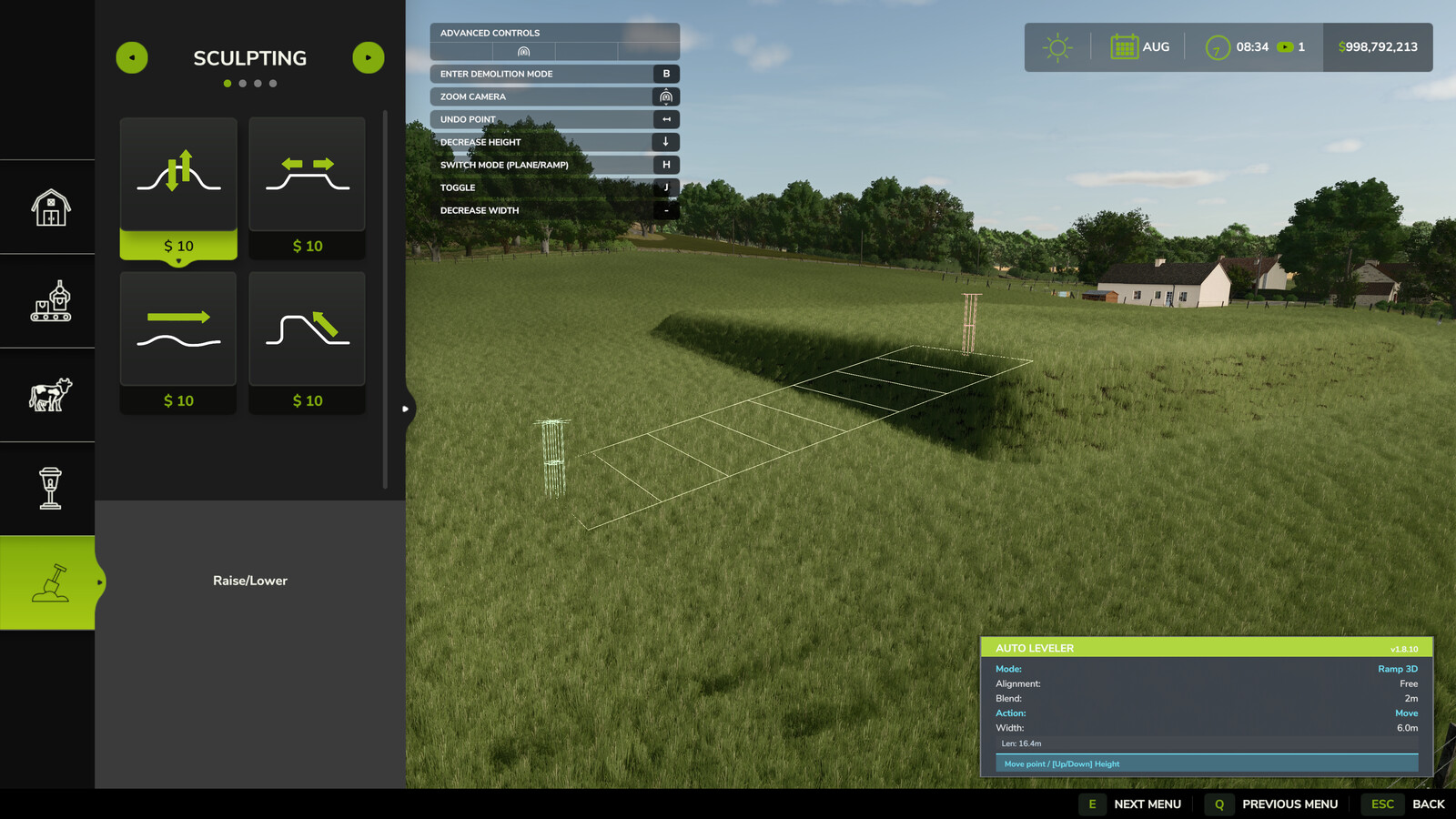 Auto Leveler - Landscaping Terraformer & Slopes