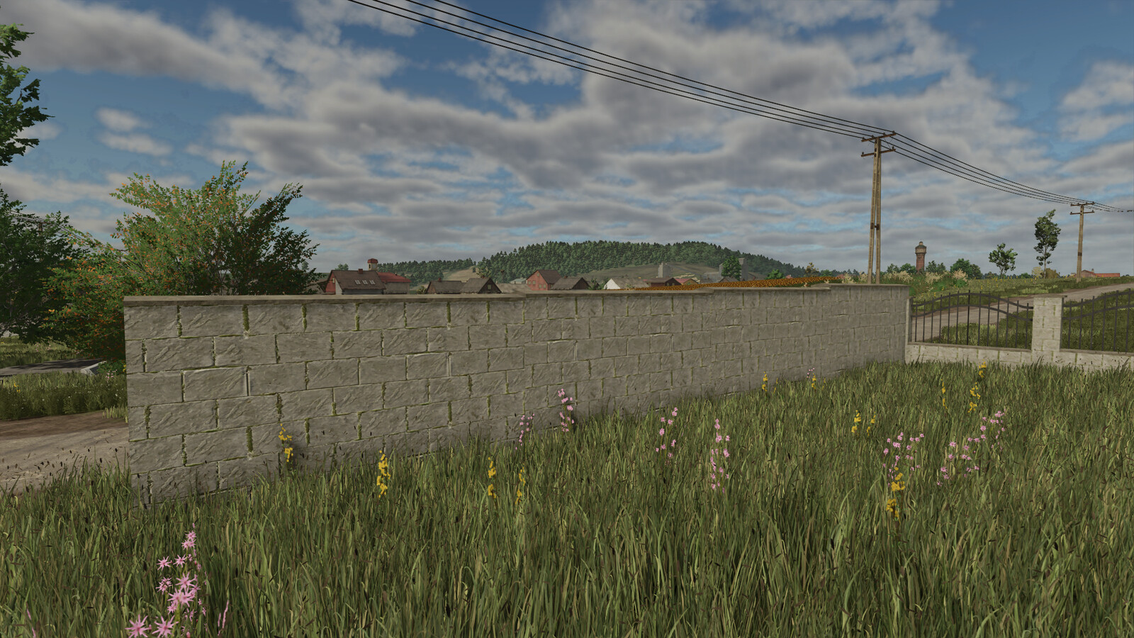 Concrete Tile Fence (Prefab*)