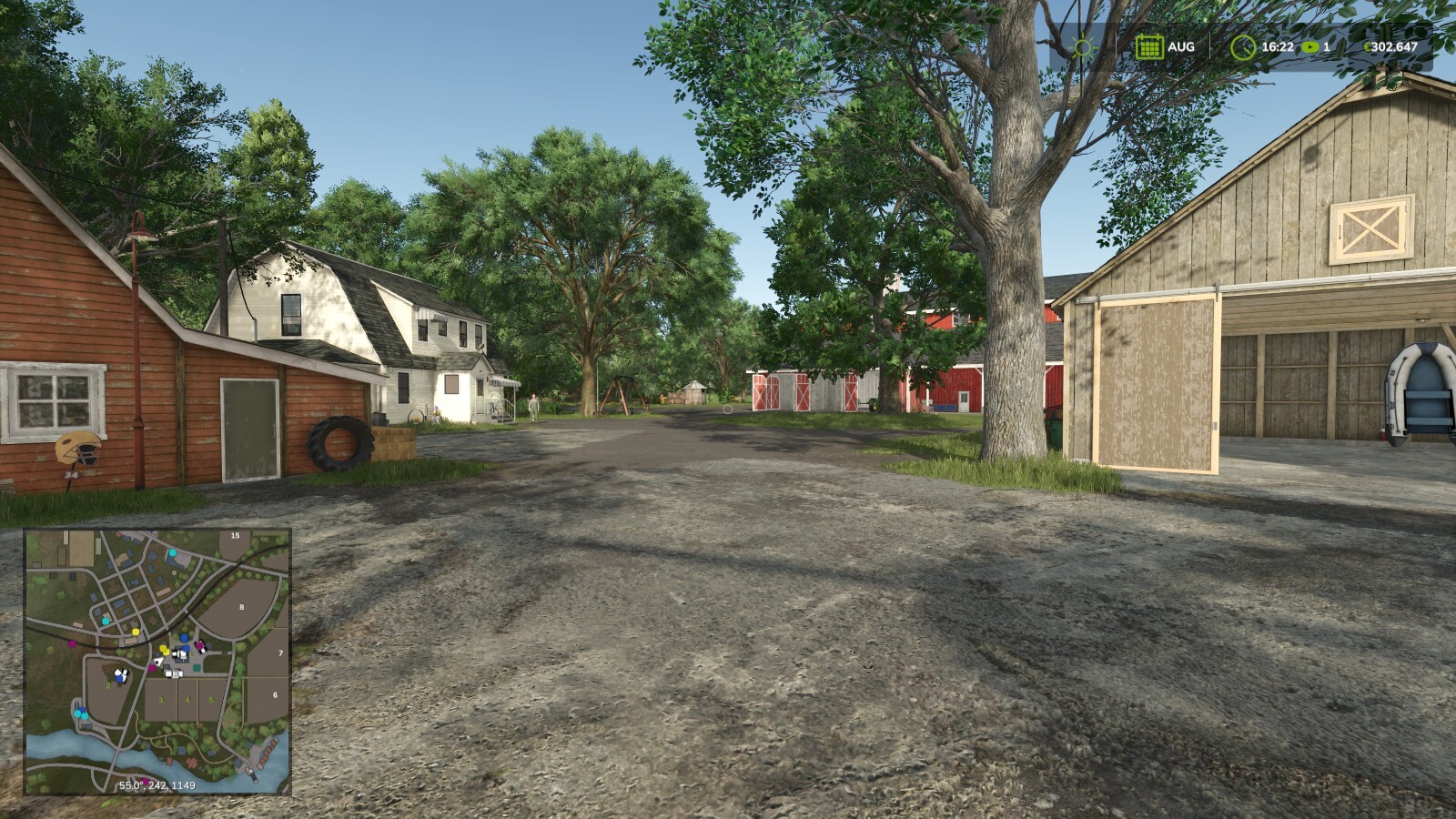 50% Navigation HUD Map