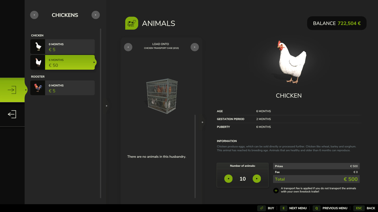 Chicken Transport Cage