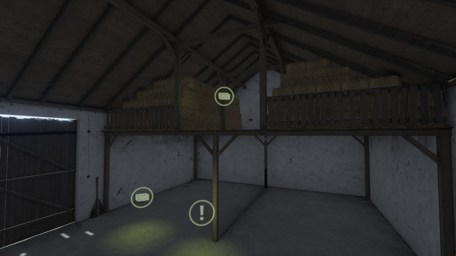 Small Pigsty With Barn