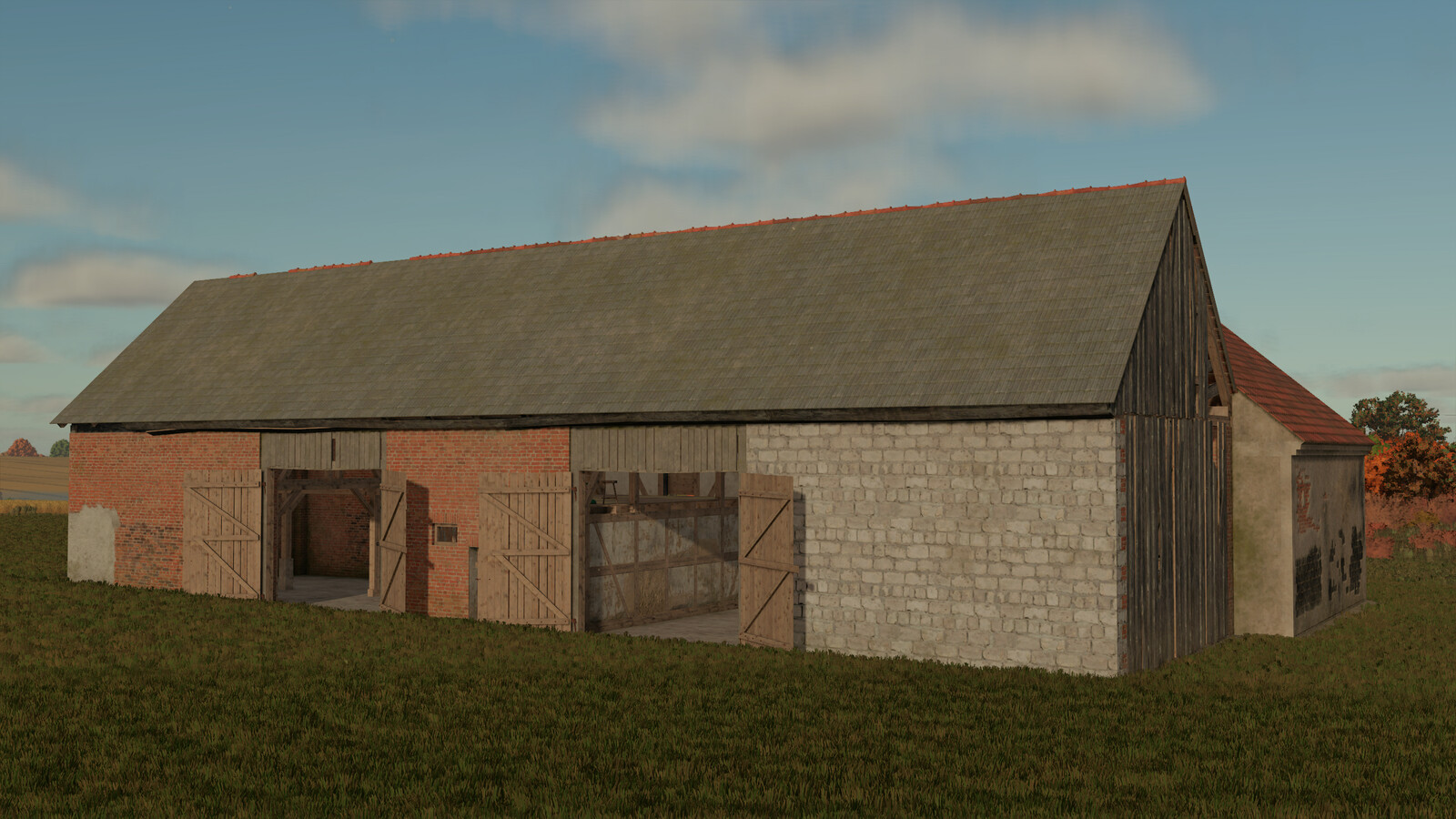 Barn With Grain Loft