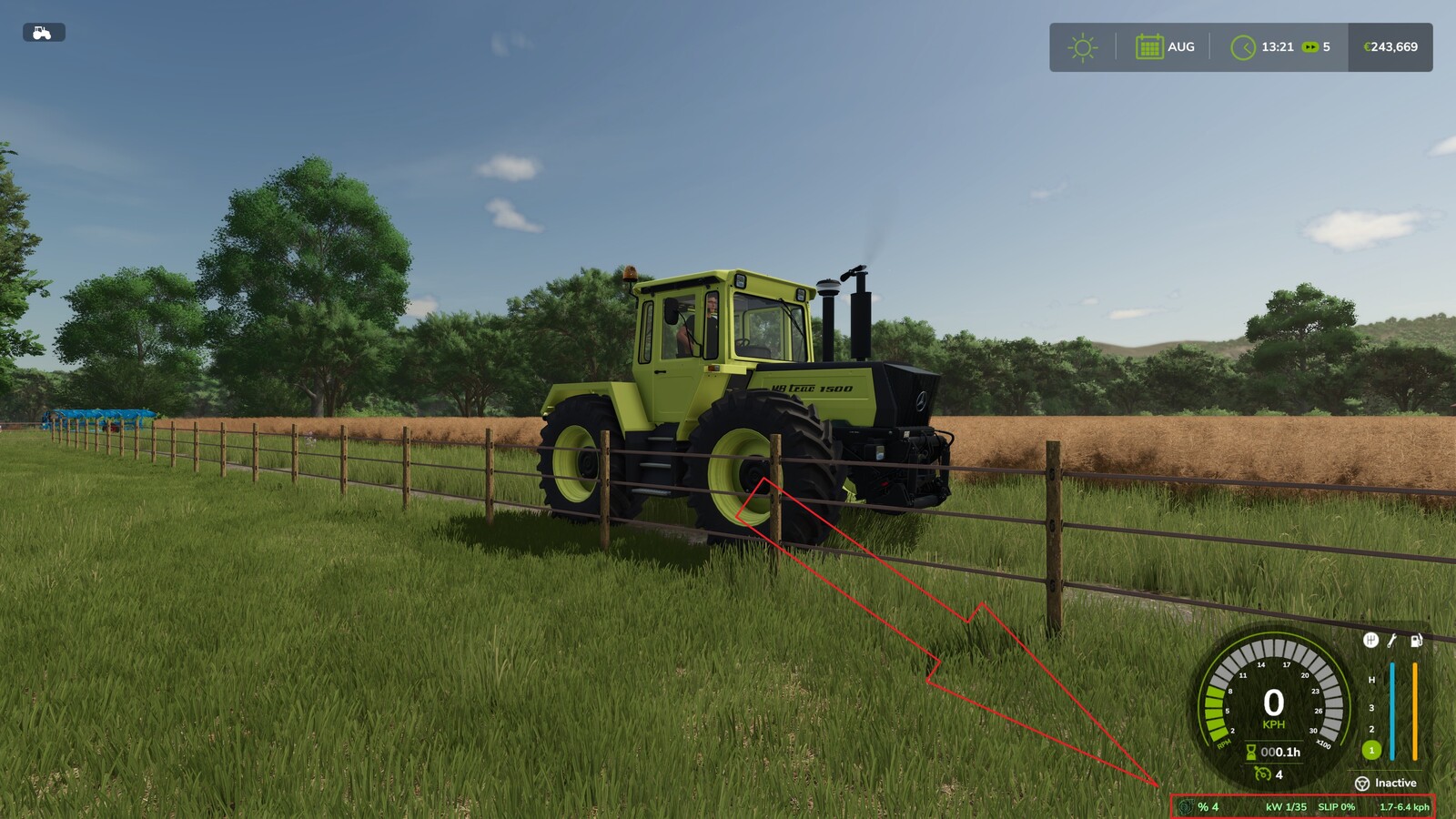 Motor Load HUD