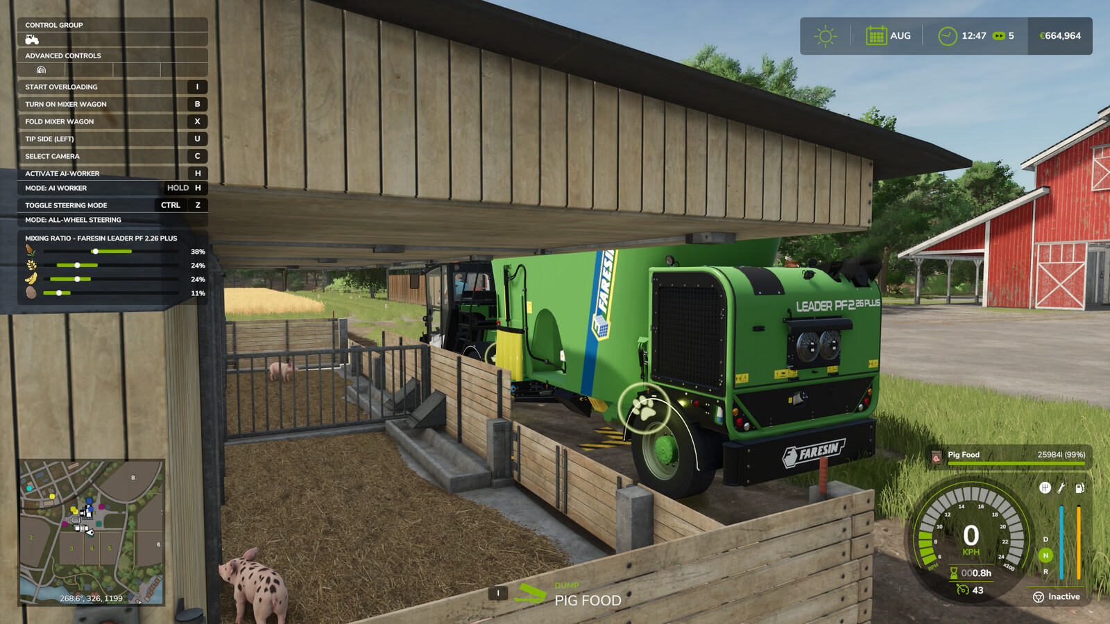 Mixer Wagon Feed Switcher