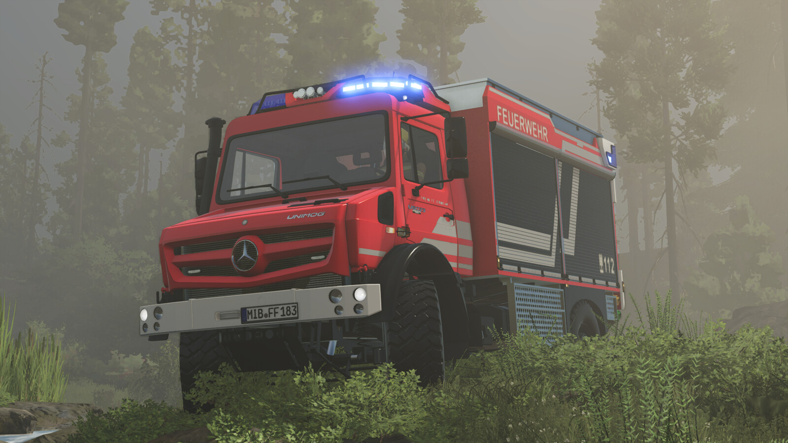 Mercedes Benz Trucks Unimog 5023 TLF3000/RW