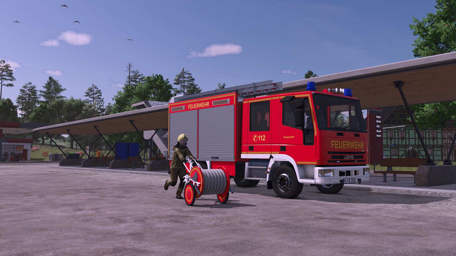 Fire Department Hose Reel