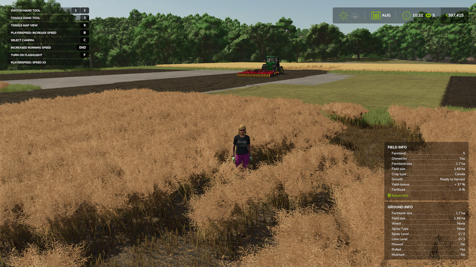 Field Detail Hud Infos