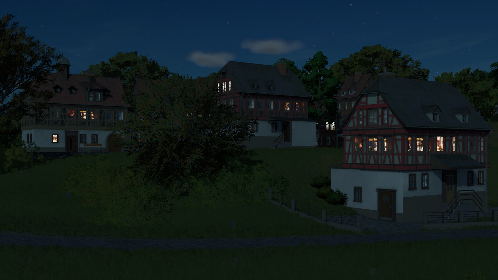 Timbered Houses