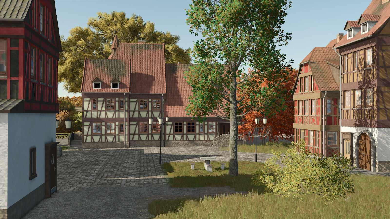 Timbered Houses