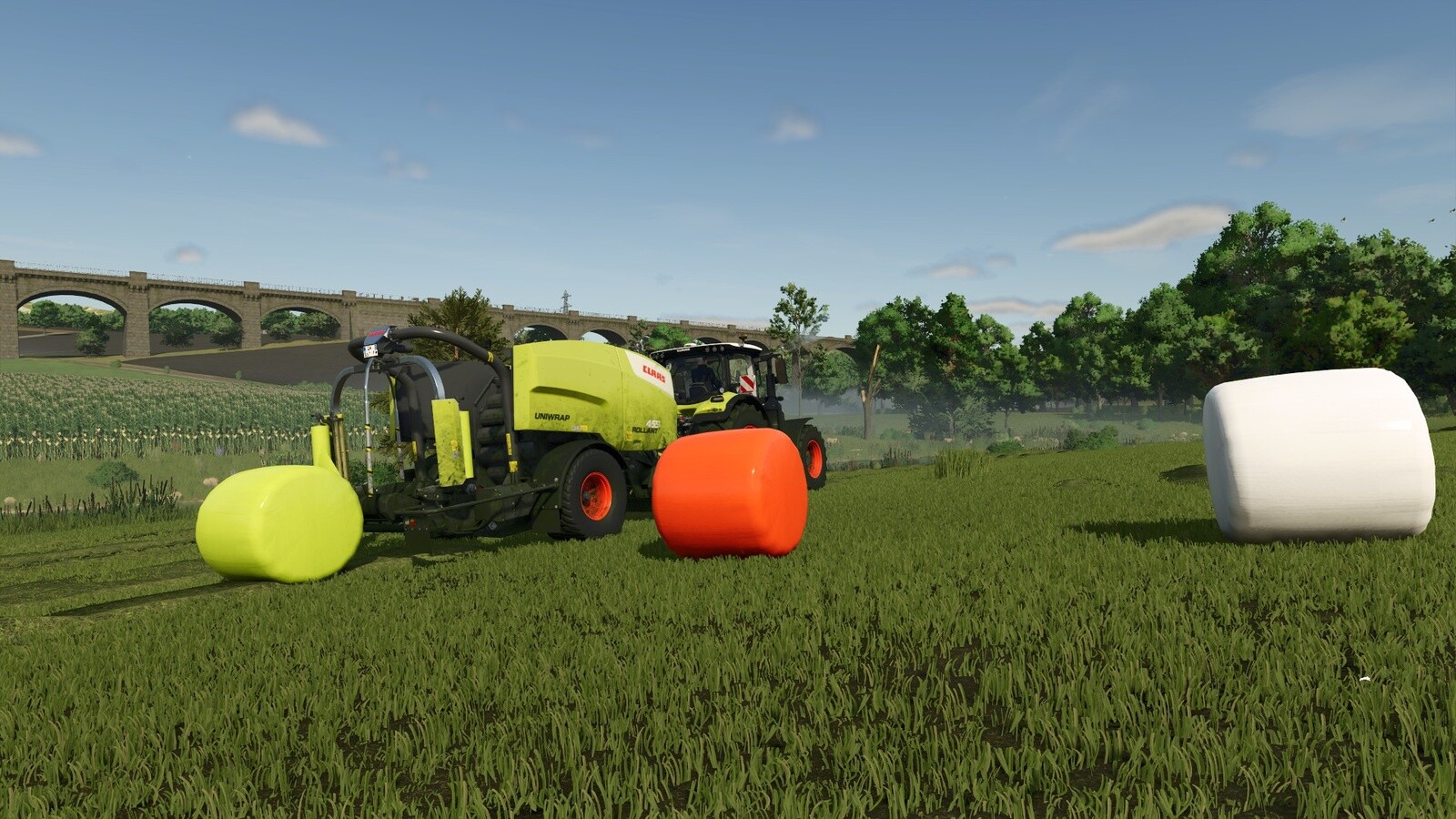 Unload Bale Wrap