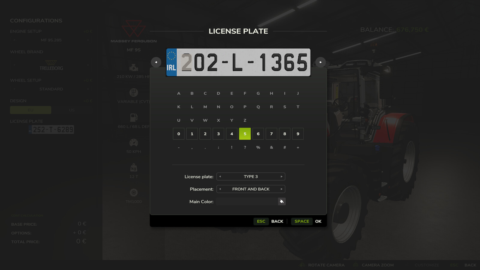 Irish License Plates (Prefab*)