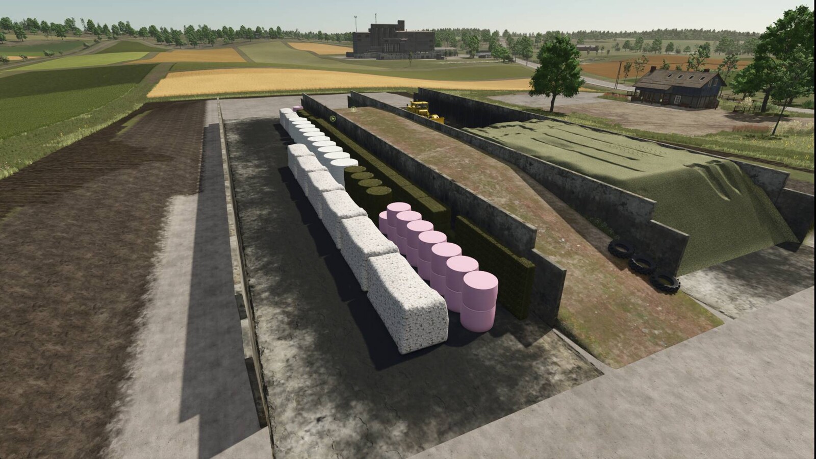 Bunker Silo Bale Storage