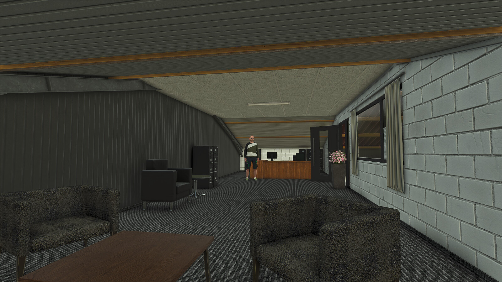 Industrialbuilding With Garage