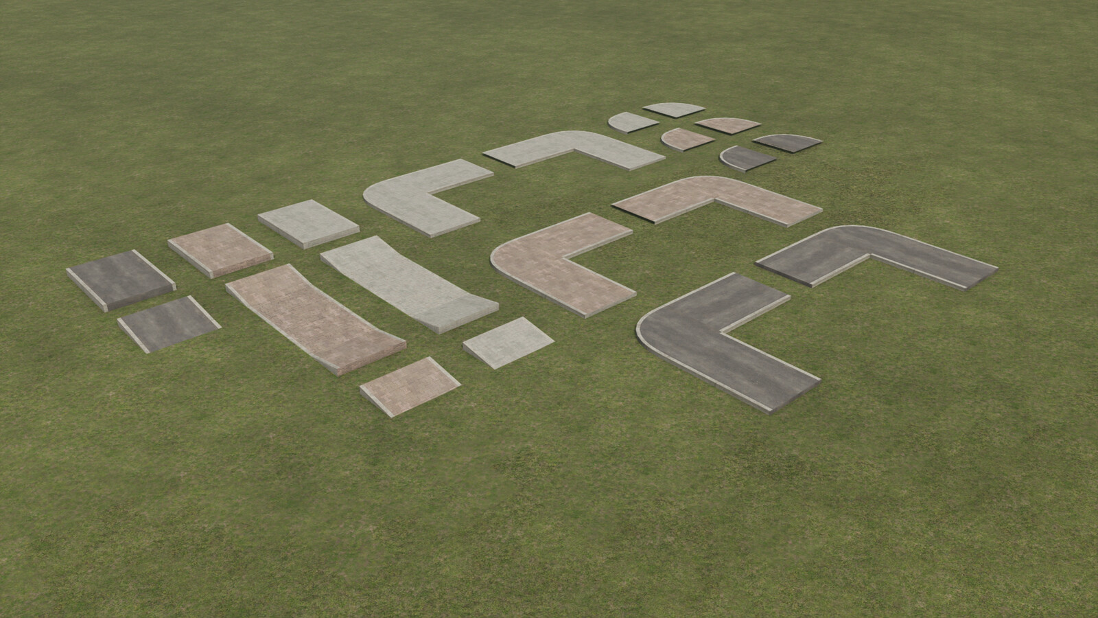 Sidewalk Pack (Prefab*)