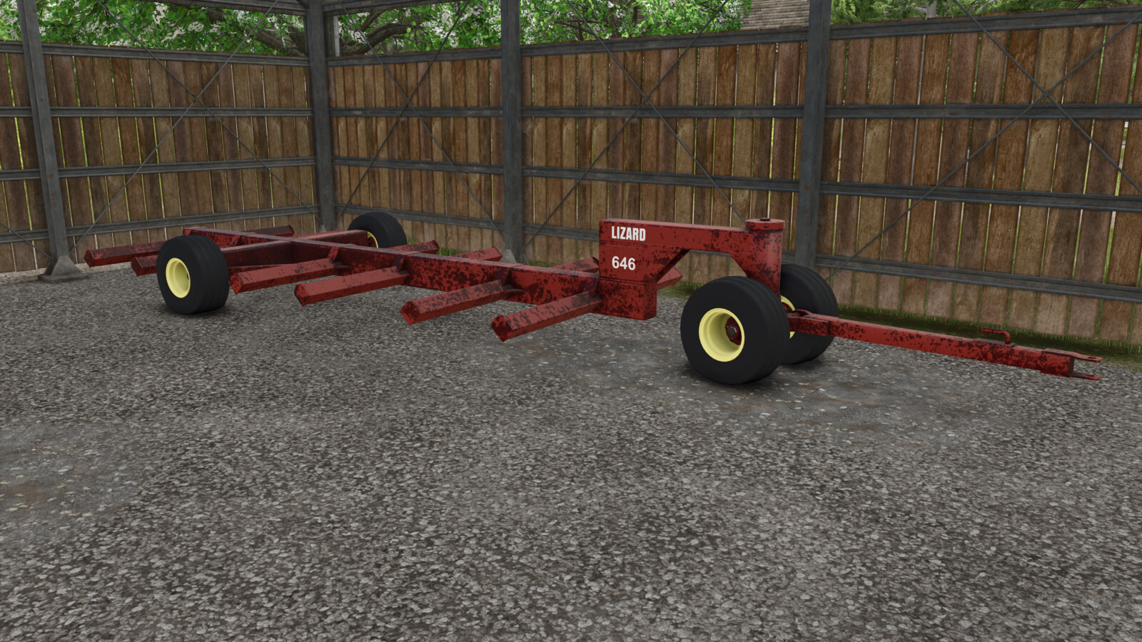LIZARD 646 Bale Trailer