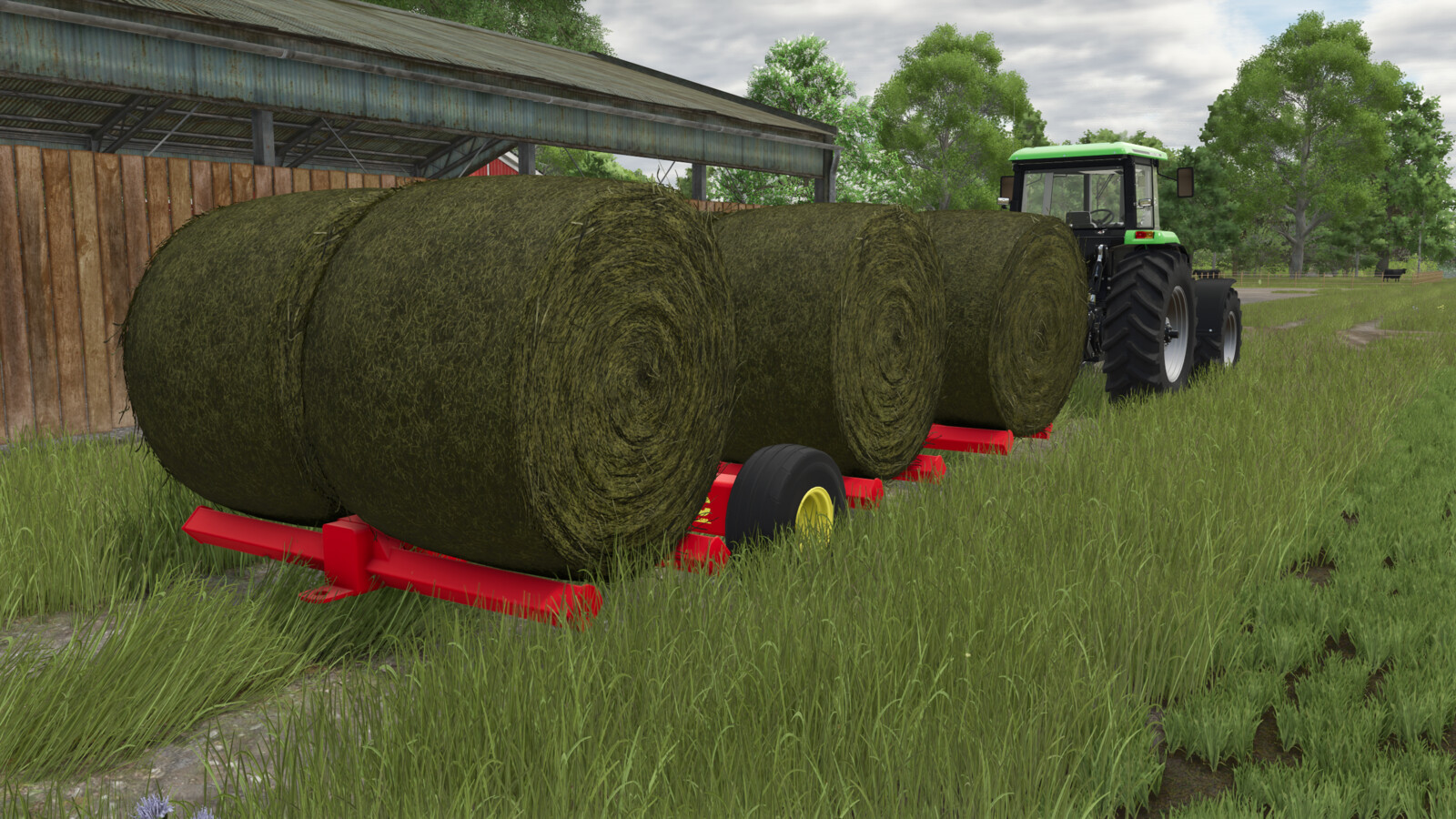 LIZARD 646 Bale Trailer
