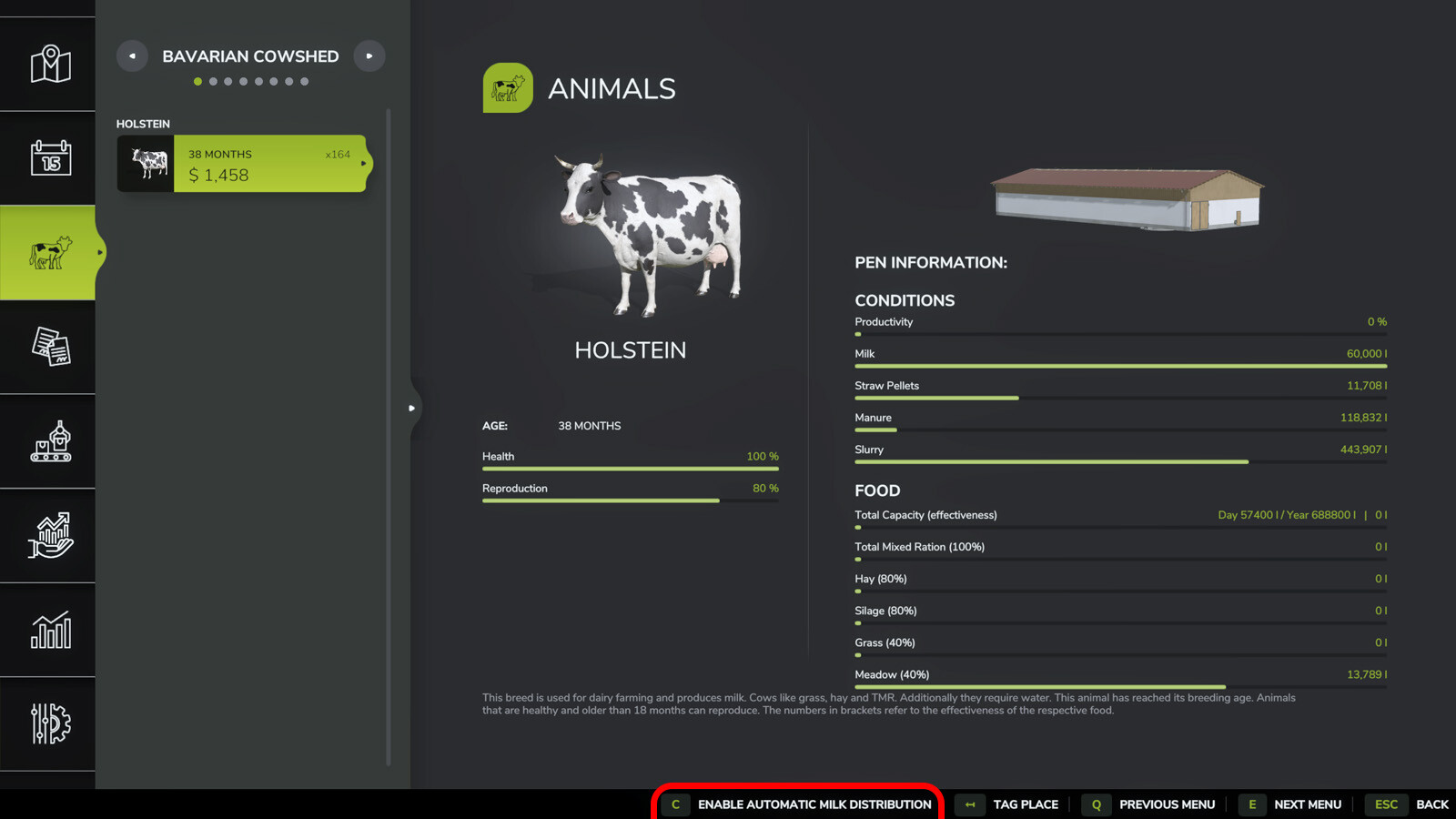 Automatic Milk Distribution