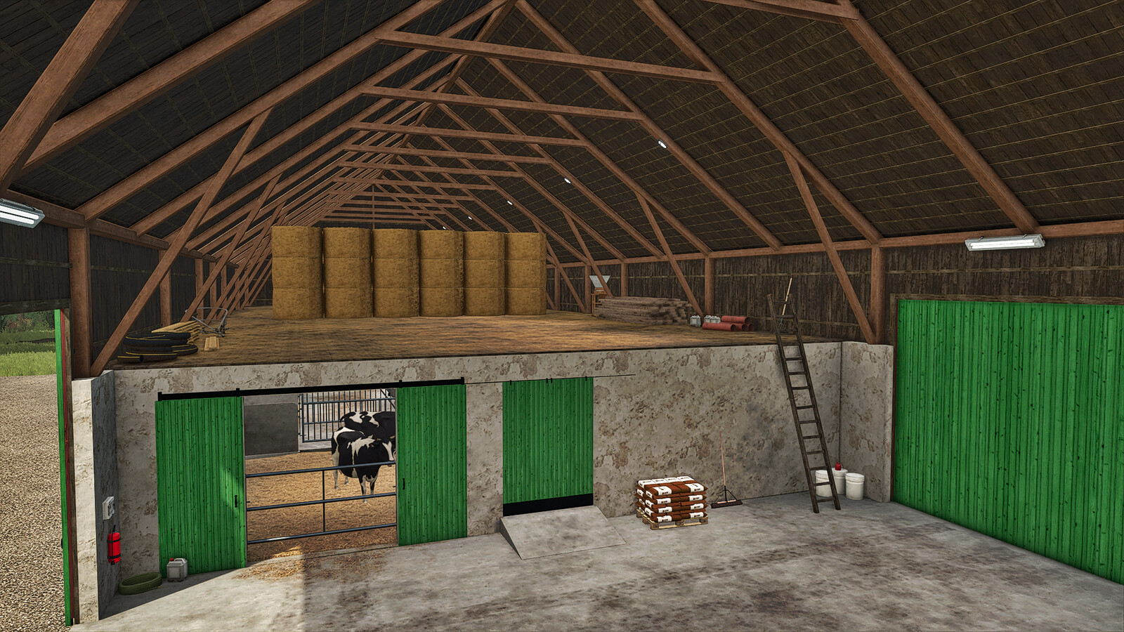 Old Cow Barn With Storage