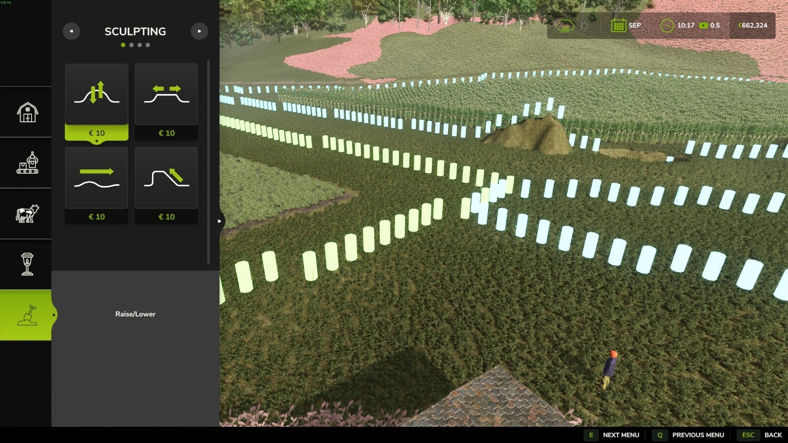 Farmland Border Display