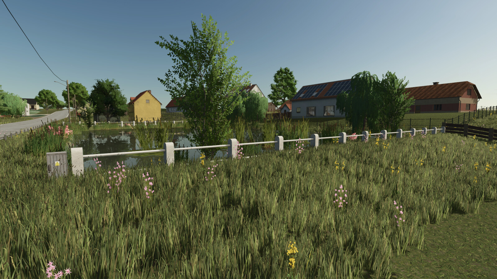 White Plaster Fence (Prefab*)