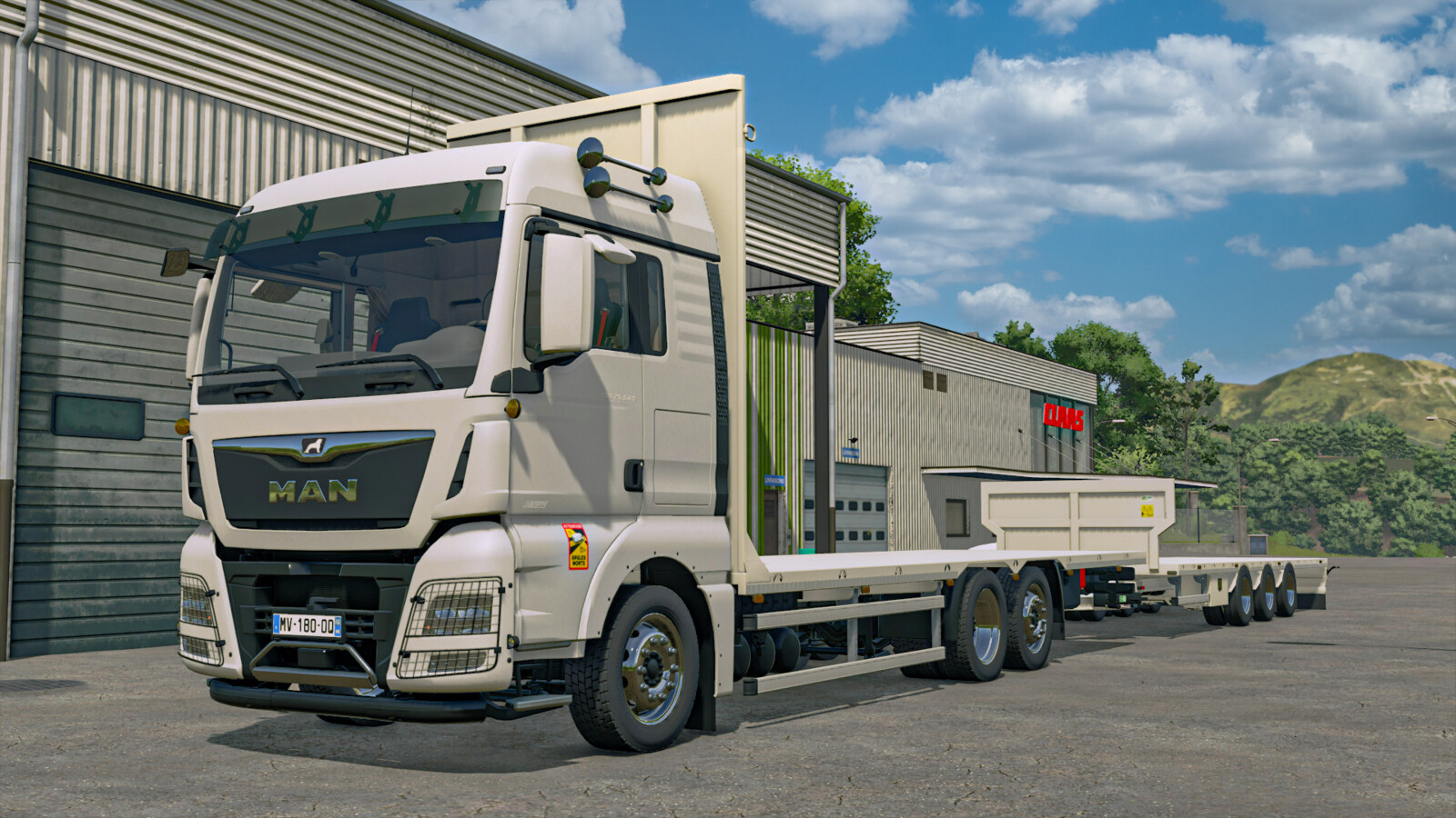 MAN TGX 6x2 Straw Bale