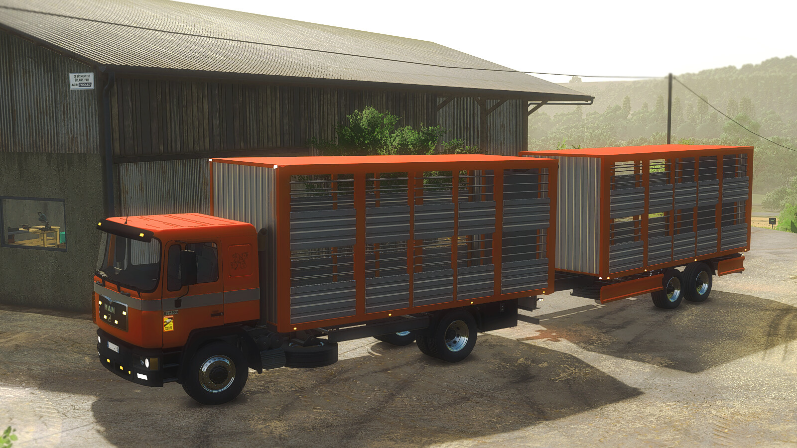 Livestock Transporter MAN 19.403
