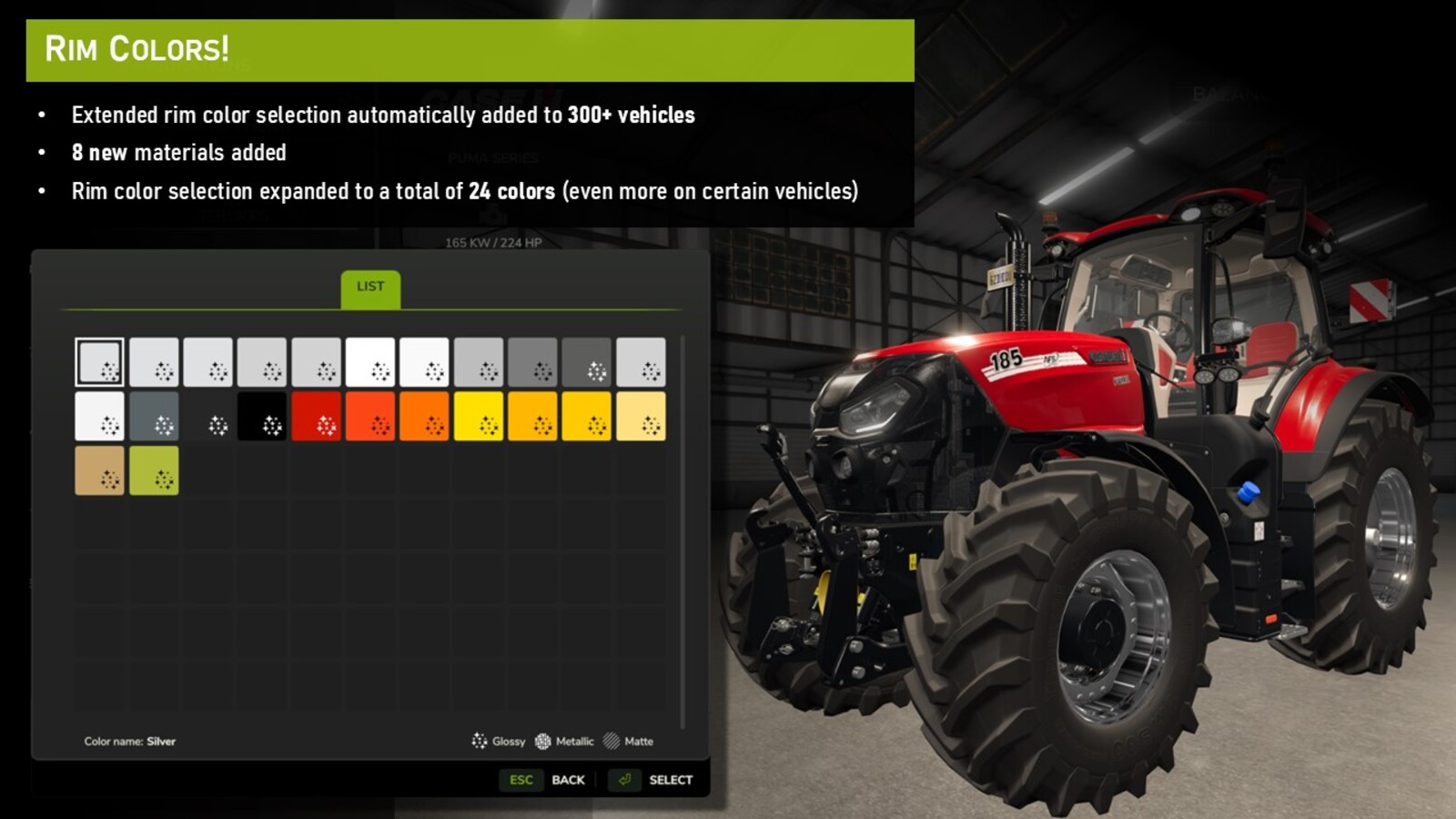 Enhanced Color Selection