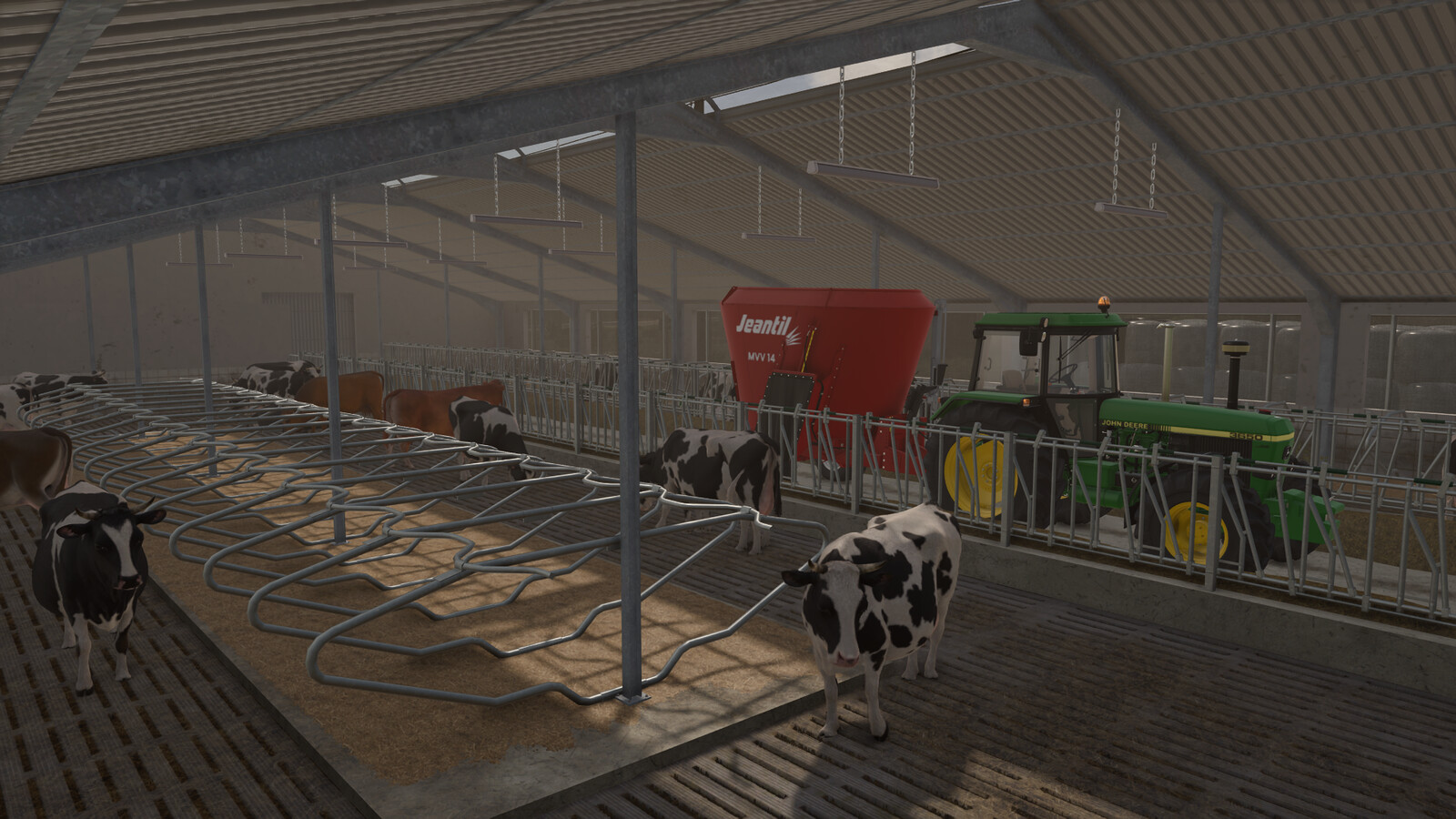 Red Roof Cow Barn