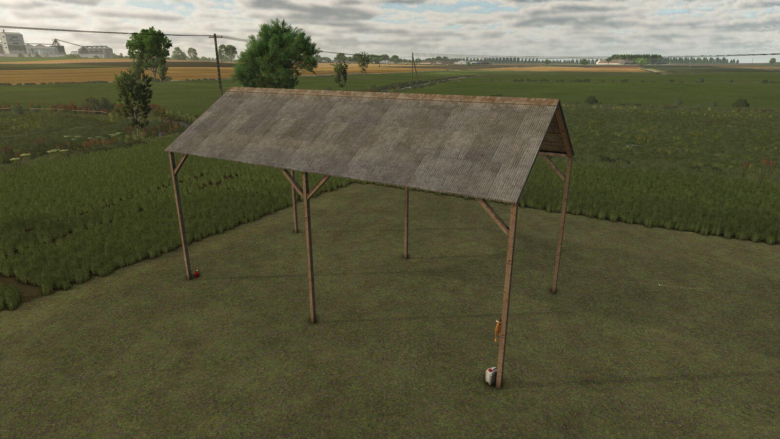 Wooden Machine Shed