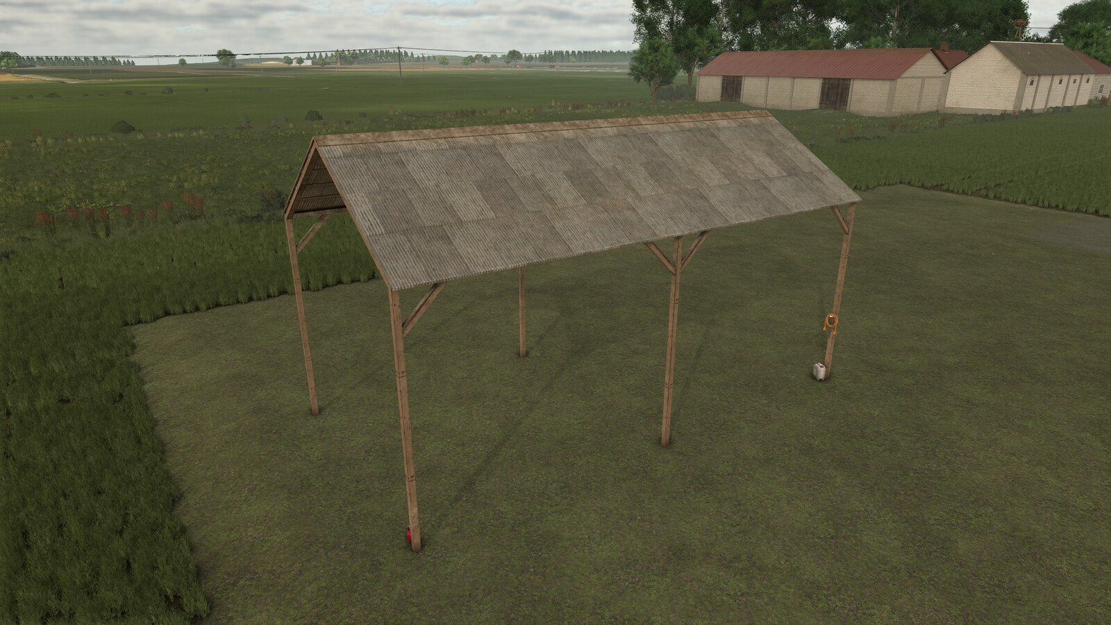 Wooden Machine Shed