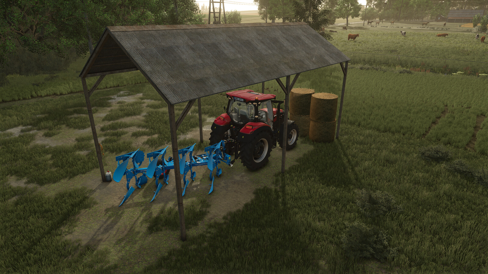Wooden Machine Shed