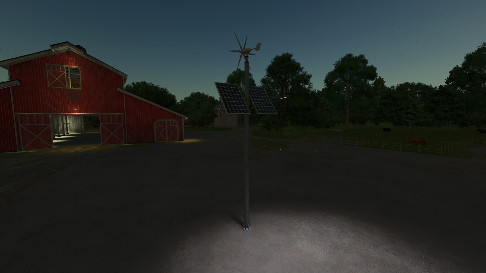 Small Wind Generator With Lamp