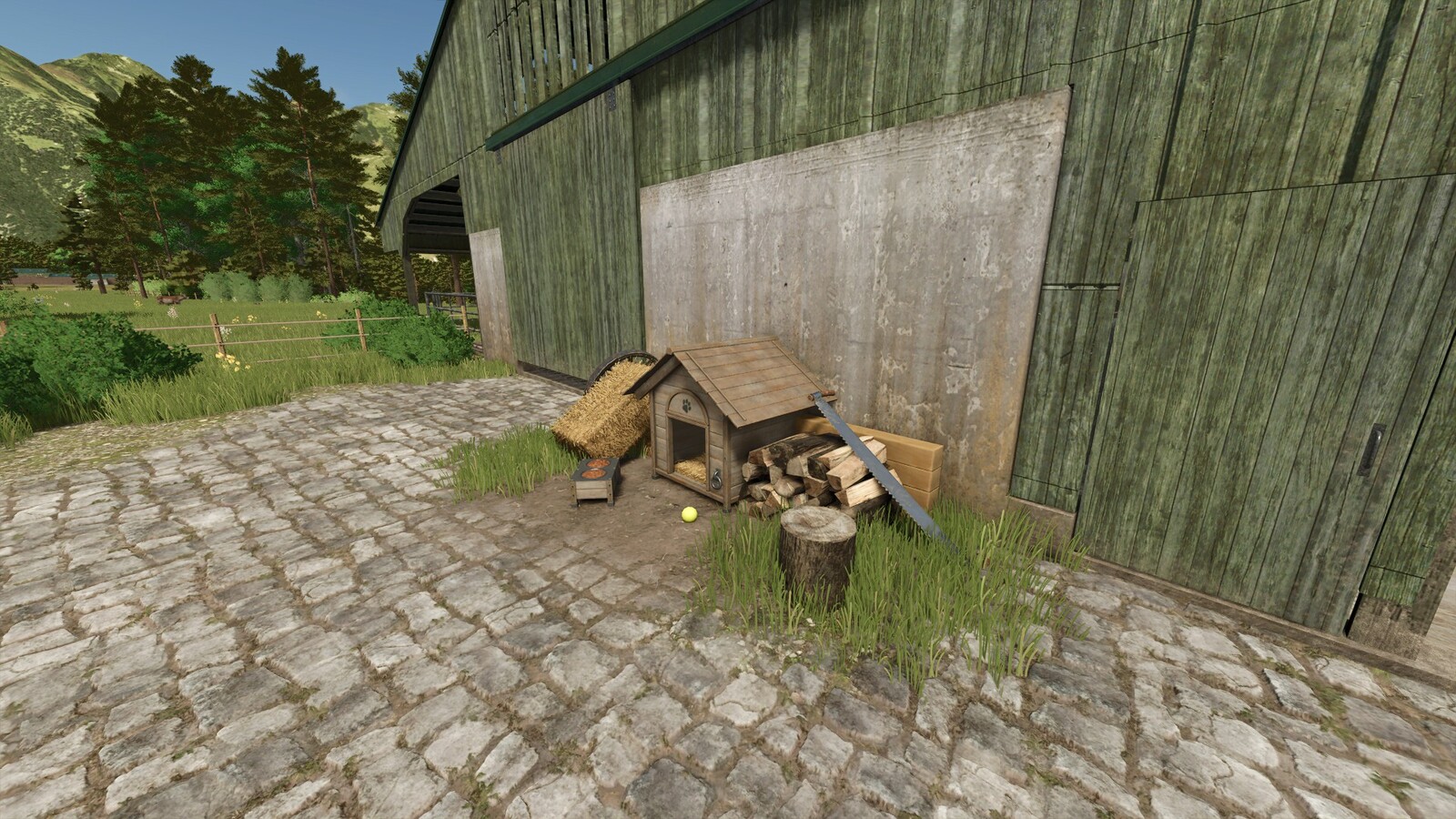 Dog House With Decoration