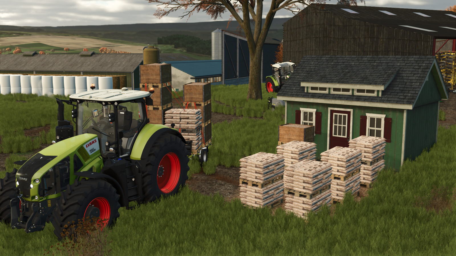Refined Wood Chips, Sawdust Factory And Fuel Production Pack