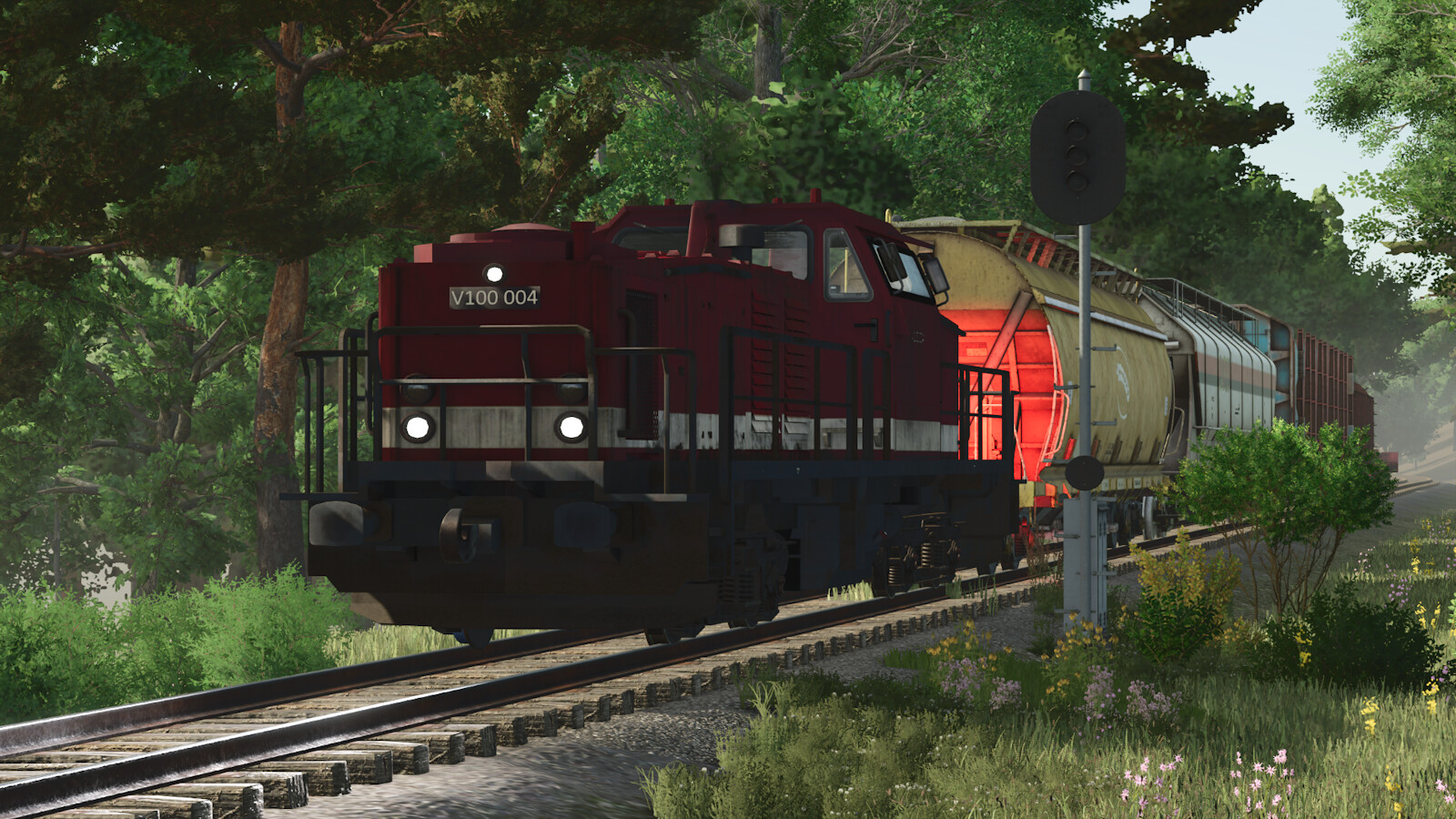 Diesel Locomotive "V100" (Prefab*)