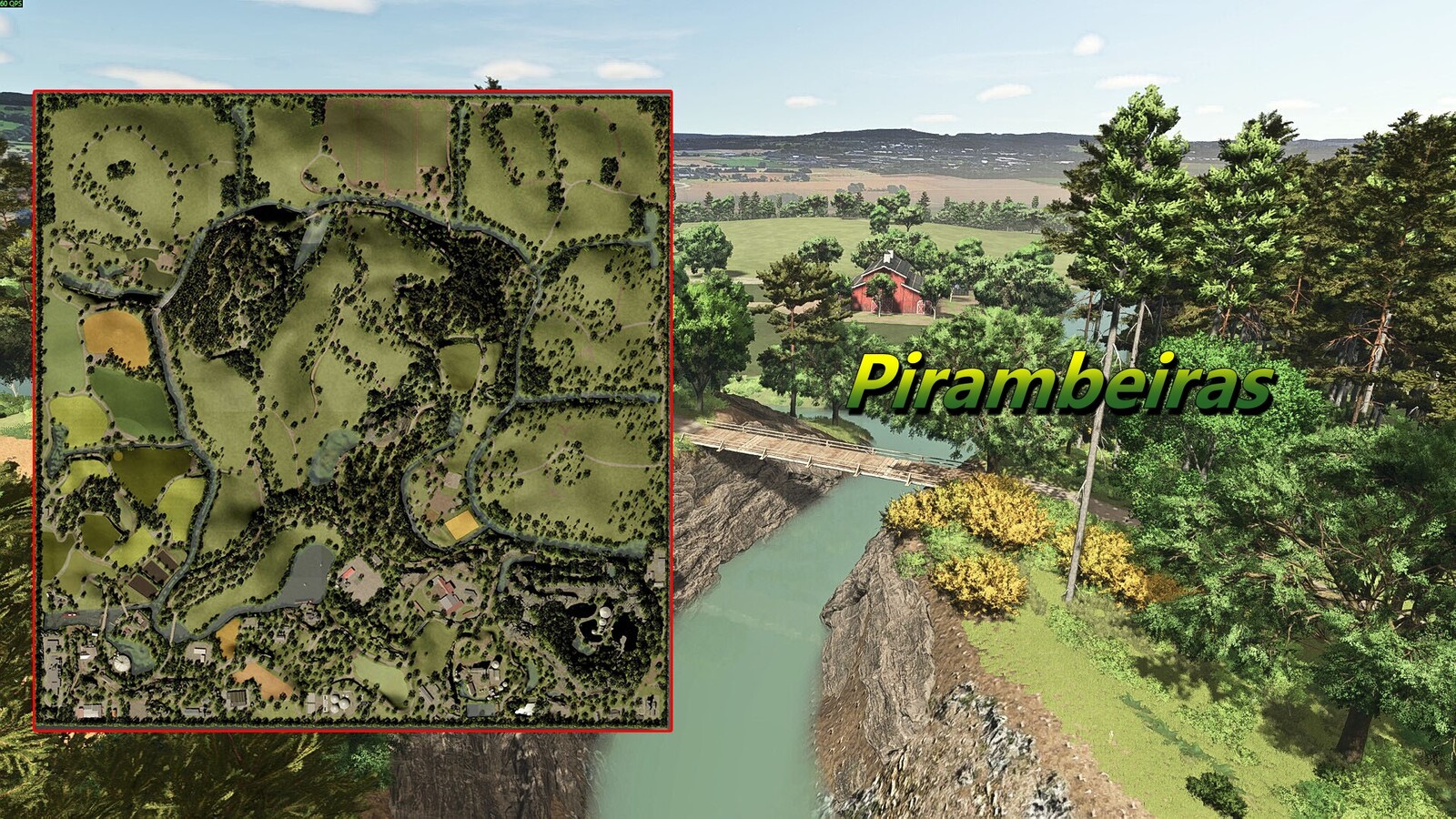 Pirambeiras Map