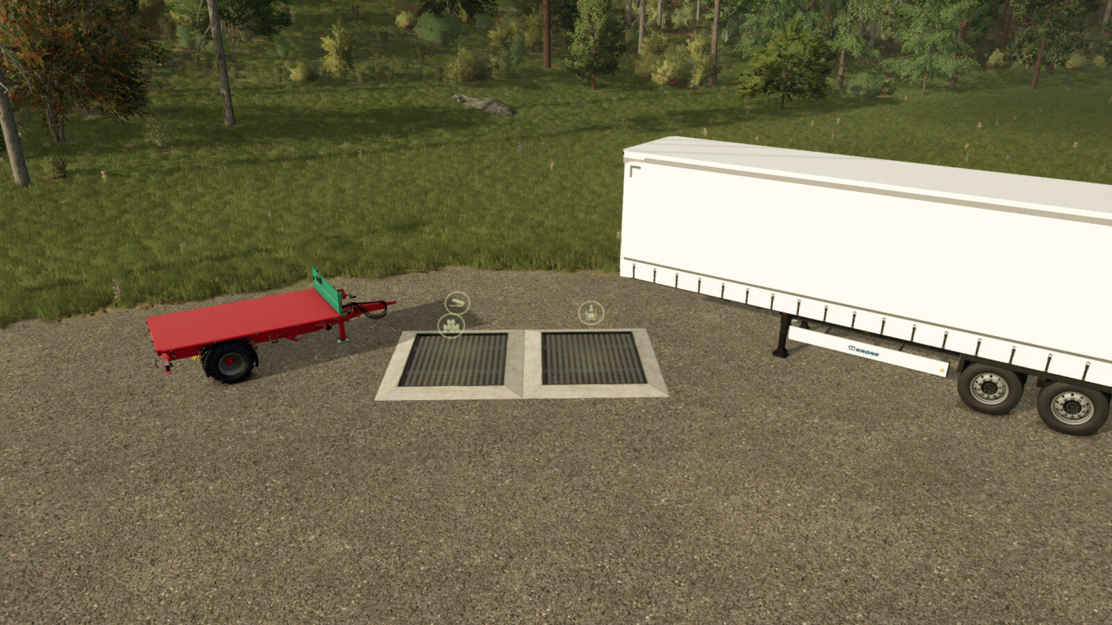 Pallet Silo With Autoload Trailers