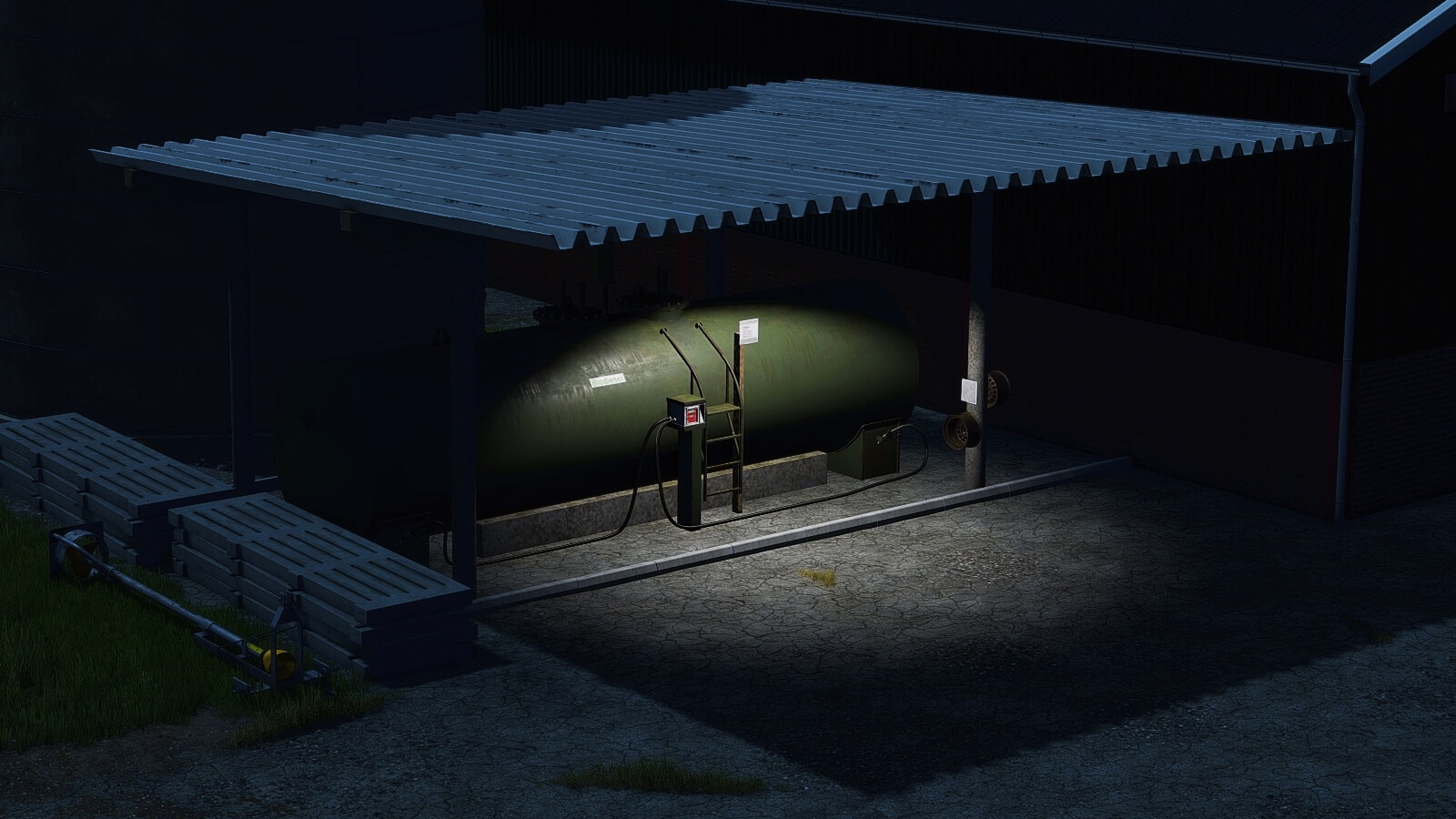 Large Farm Fuel Station