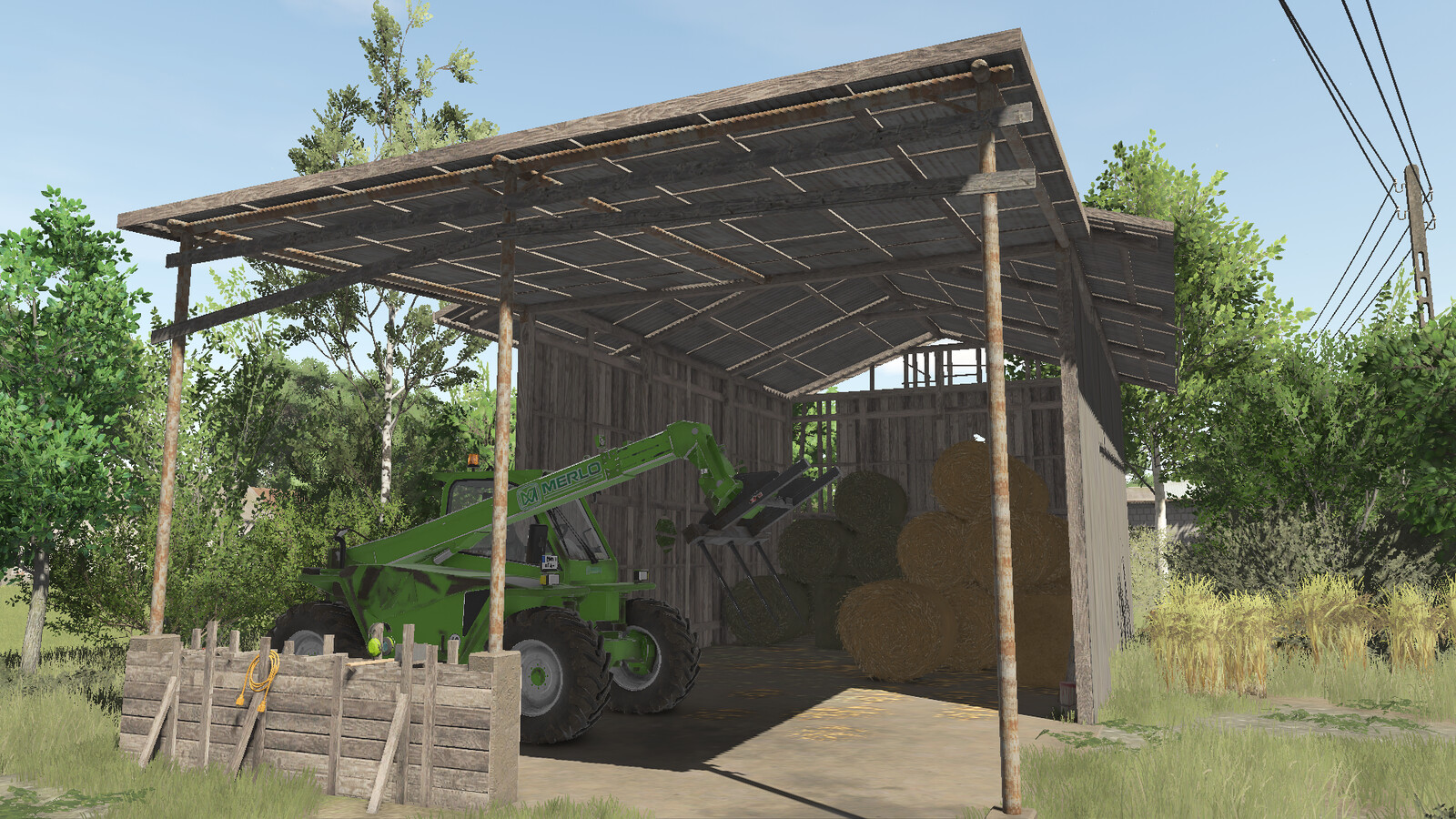 Bale Shed