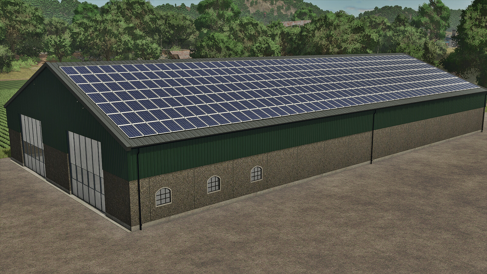 Grain Storage With Drying Floor