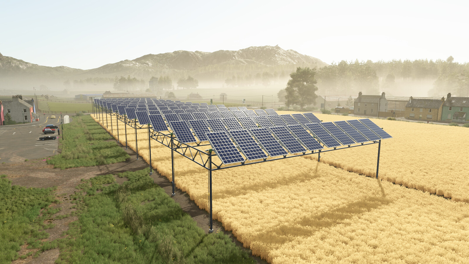 Elevated Solar Panel