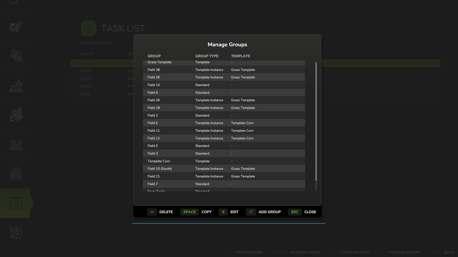 Task List