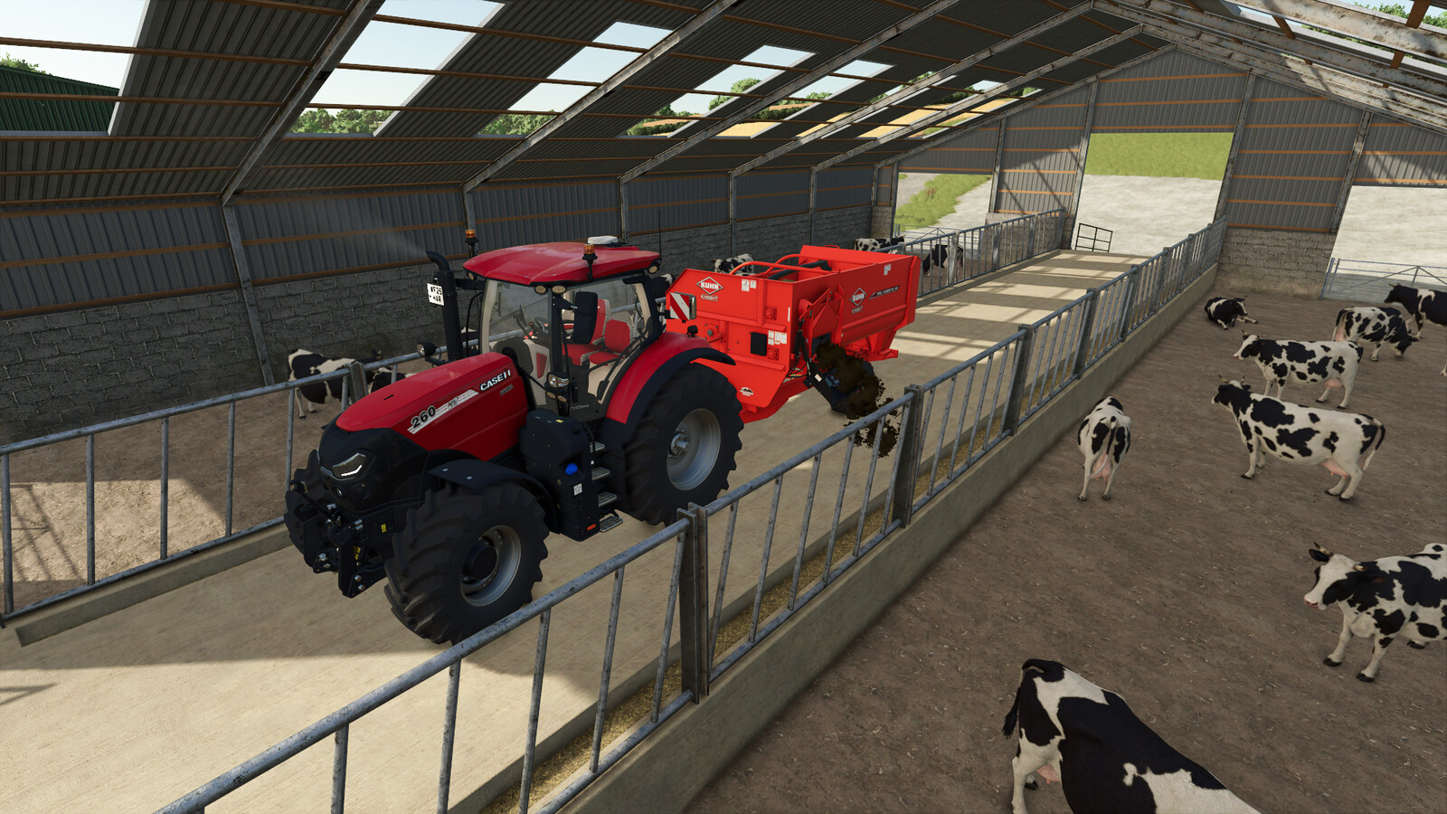 Large UK Indoor Cow Barn