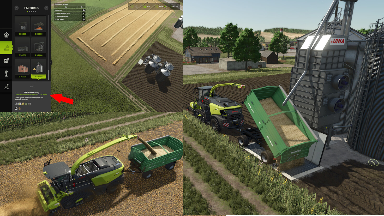 Shredded Straw Addon