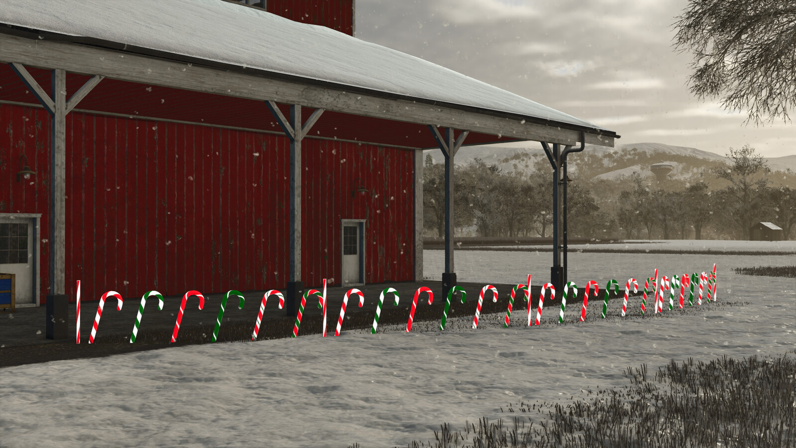 Candy Cane Fence